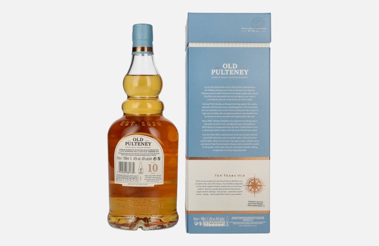 Old Pulteney 10 Years Old Single Malt TRAVELLER'S EXCLUSIVE 40% Vol. 1l in Geschenkbox