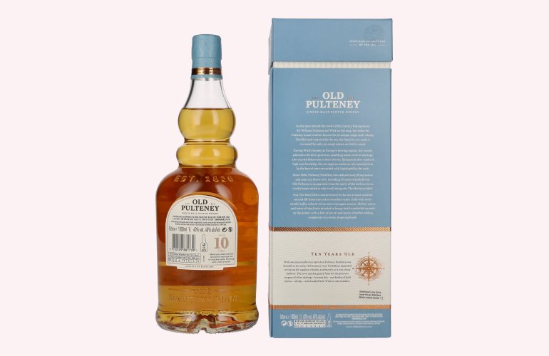 Old Pulteney 10 Years Old Single Malt TRAVELLER'S EXCLUSIVE 40% Vol. 1l in Giftbox