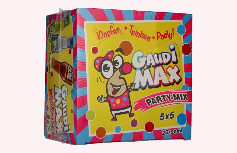 Gaudi-Max PARTY-MIX 16,8% Vol. 25x0,02l