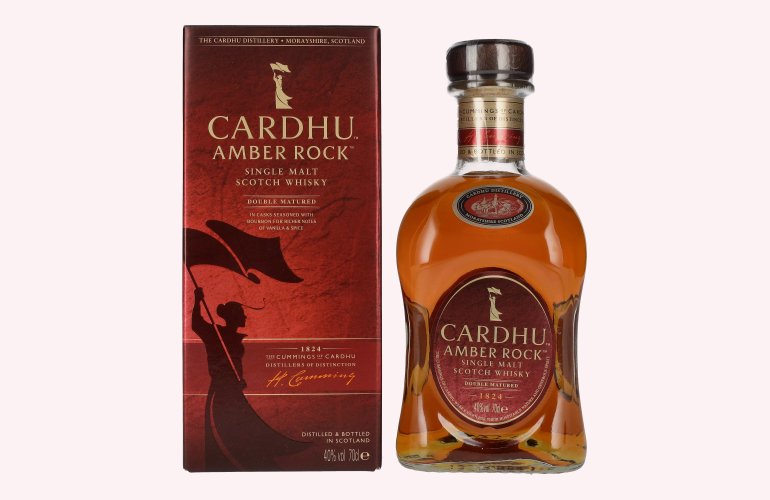 Cardhu AMBER ROCK Double Matured Single Malt Scotch Whisky 40% Vol. 0,7l in Giftbox