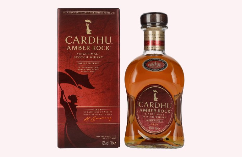 Cardhu AMBER ROCK Double Matured Single Malt Scotch Whisky 40% Vol. 0,7l in Geschenkbox