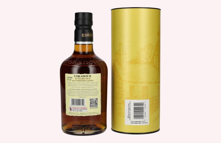 Edradour 13 Years Old First Fill Sauternes Hogsheads #168,169,171,172,173,174 Small Batch 2012 48,2% 0,7l in Geschenkbox