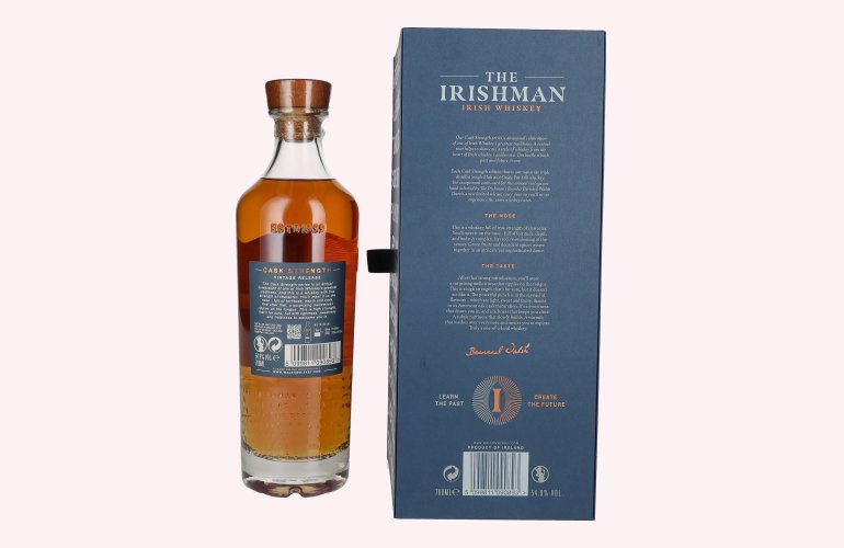 The Irishman Irish Whiskey Cask Strength Limited Edition Release 2022 54,9% Vol. 0,7l en boîte cadeau