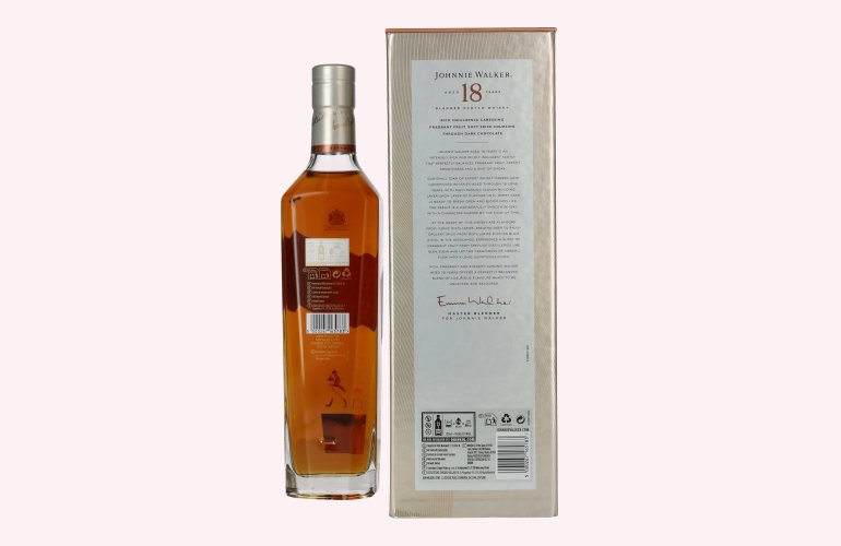 Johnnie Walker 18 Years Old Blended Scotch Whisky 40% Vol. 0,7l in geschenkverpakking