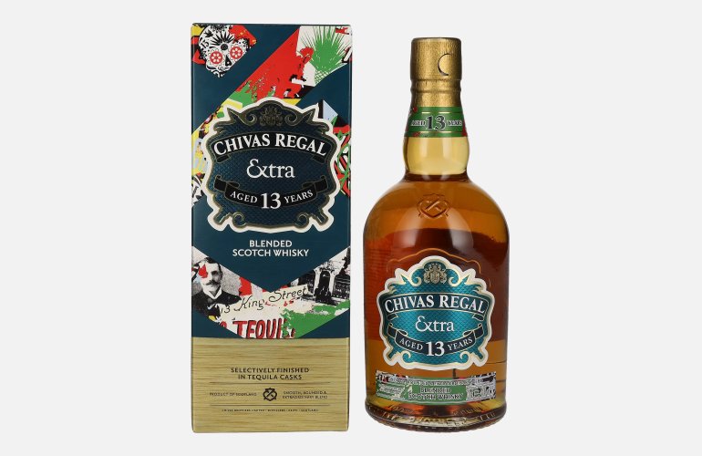 Chivas Regal EXTRA 13 Years Old TEQUILA CASK Finish 40% Vol. 0,7l in Giftbox