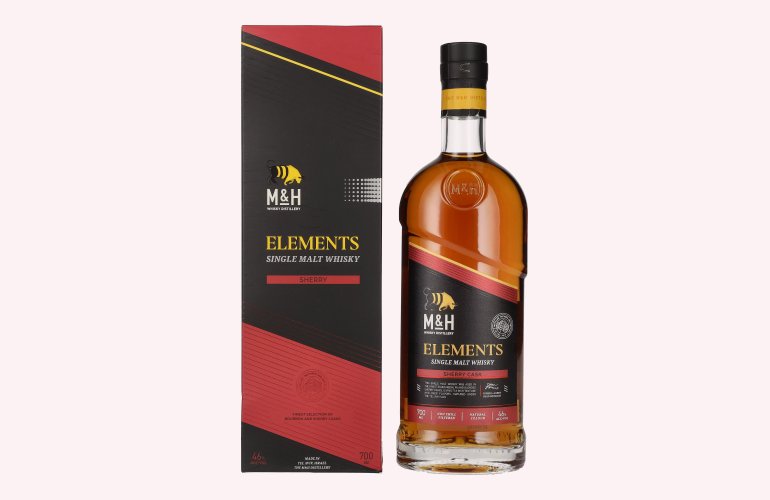 M&H ELEMENTS Sherry Cask Single Malt Whisky 46% Vol. 0,7l in Geschenkbox