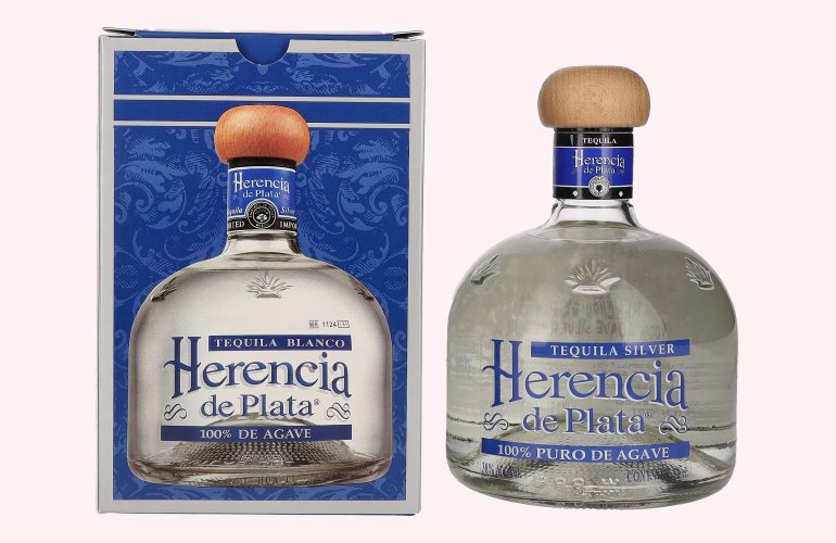Herencia de Plata BLANCO Tequila 100% Puro De Agave 38% Vol. 0,7l in Giftbox