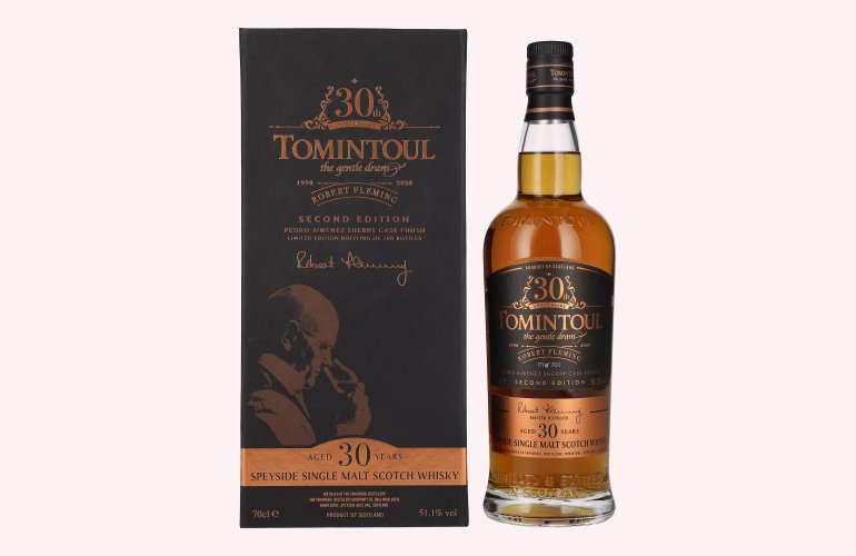 Tomintoul 30 Years Old ROBERT FLEMING 30th Anniversary Single Malt 51,1% Vol. 0,7l in Giftbox