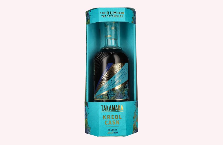 Takamaka KREOL CASK Reserve Dark Rum 40,3% Vol. 0,7l in Geschenkbox