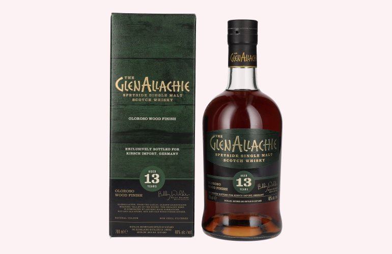 The GlenAllachie 13 Years Old OLOROSO WOOD FINISH 48% Vol. 0,7l in Geschenkbox