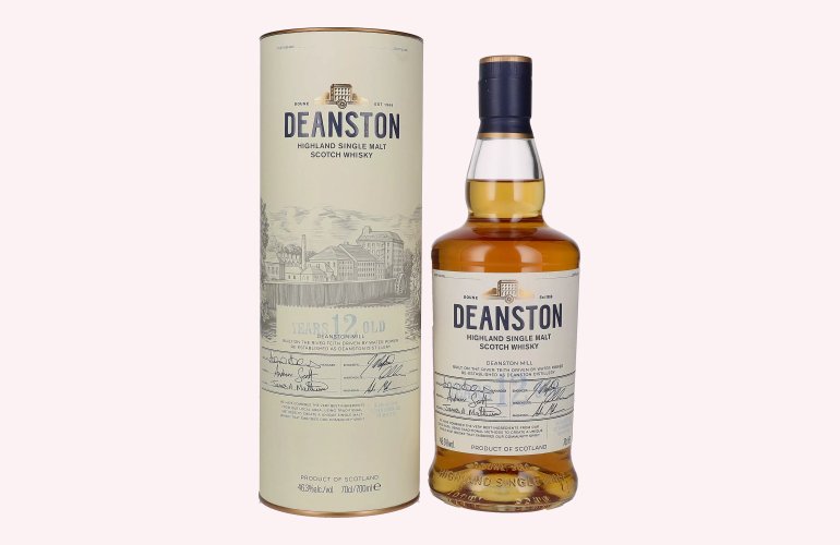 Deanston 12 Years Old Highland Single Malt 46,3% Vol. 0,7l in Giftbox