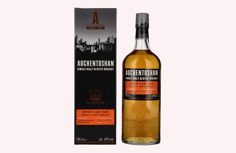 Auchentoshan AMERICAN OAK Single Malt Scotch Whisky 40% Vol. 0,7l in Geschenkbox
