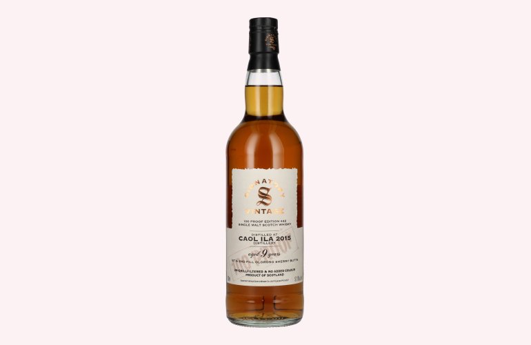 Signatory Vintage 100 Proof Edition CAOL ILA 9 Years Old Single Malt #42 2015 57,1% Vol. 0,7l