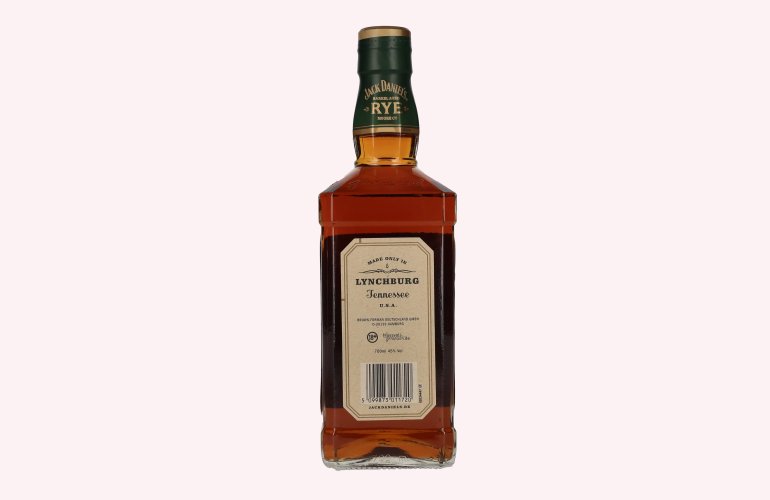 Jack Daniel's Tennessee RYE Straight Rye Whiskey 45% Vol. 0,7l