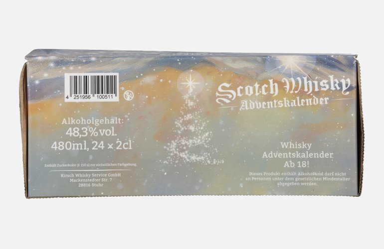 Scotch Whisky Adventskalender 2025 48,3% Vol. 24x0,02l