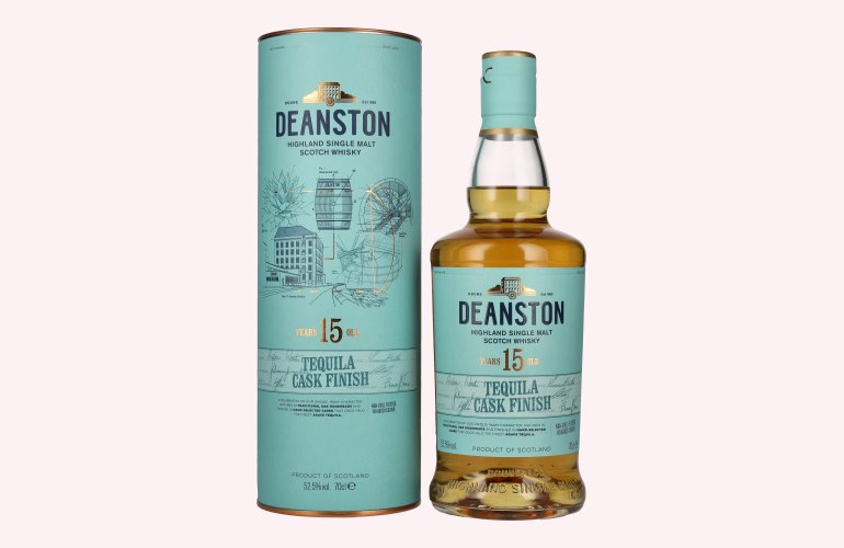 Deanston 15 Years Old Highland Single Malt Tequila Cask Finish 52,5% Vol. 0,7l in Giftbox