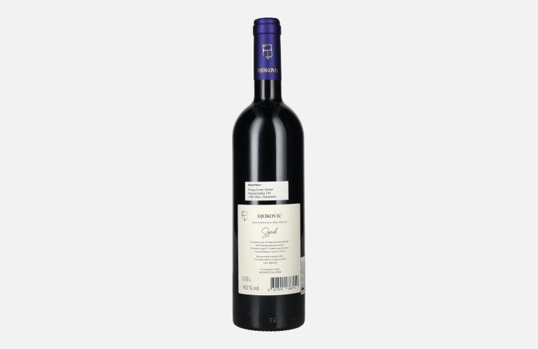 Djokovic Syrah 14,5% Vol. 0,75l
