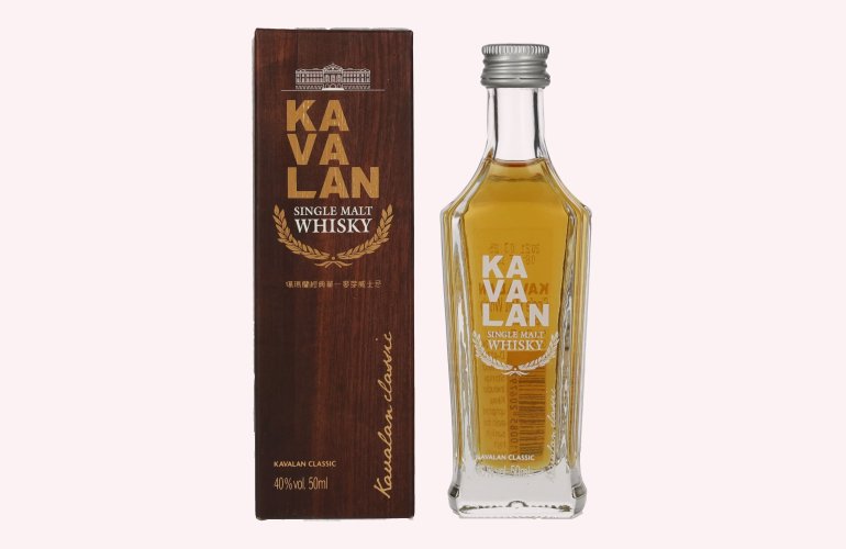 Kavalan Classic Single Malt Whisky 40% Vol. 0,05l in Geschenkbox