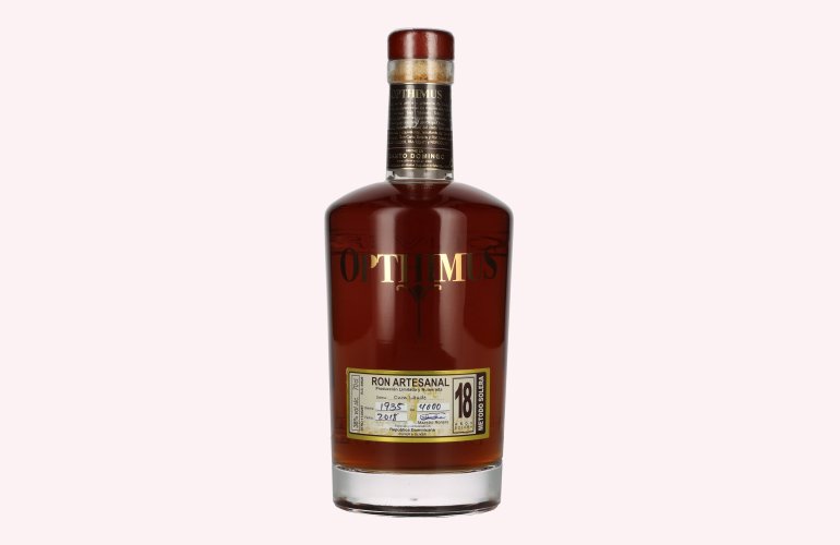 Opthimus 18 Años Solera Cum Laude Ron Artesanal 38% Vol. 0,7l