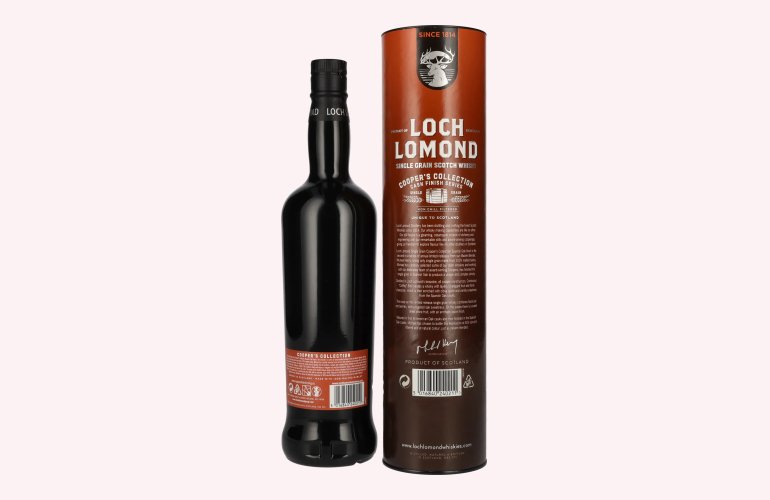 Loch Lomond COOPER COLLECTION Spanish Oak Cask Single Grain Scotch Whisky 50% Vol. 0,7l in geschenkverpakking