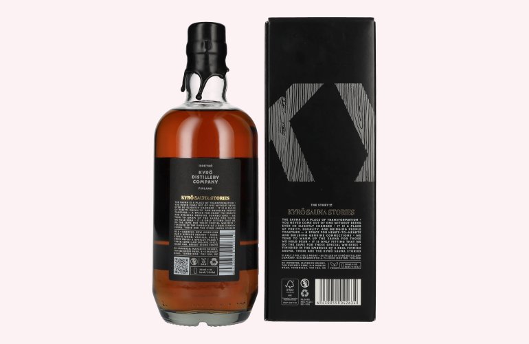 KYRÖ SAUNA STORIES Apricot Brandy Cask Finish No. 2 51% Vol. 0,7l in geschenkverpakking