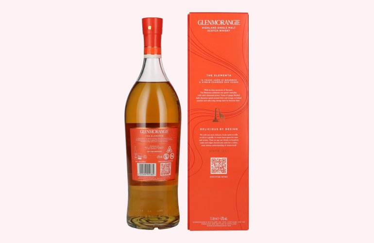 Glenmorangie The ELEMENTA 14 Years Old New Charred Oak Cask Finish 43% Vol. 1l in Giftbox