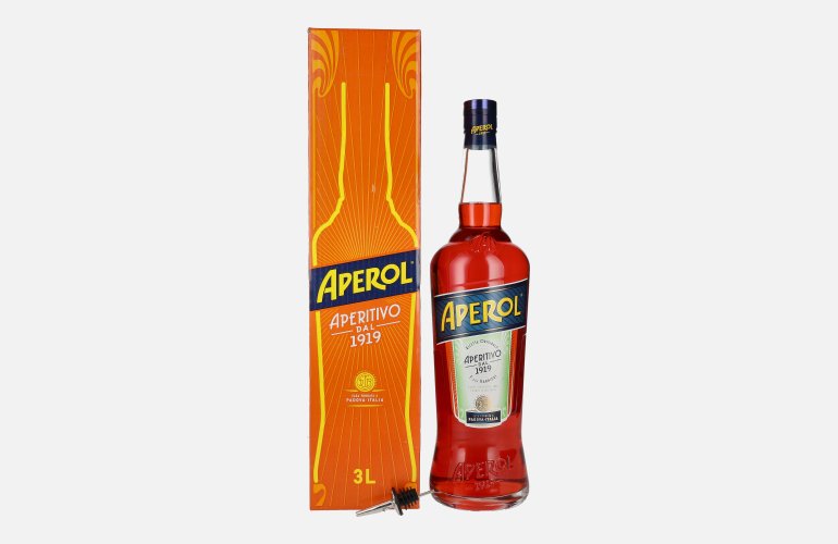 Aperol Aperitivo 11% Vol. 3l in Giftbox with bottle pourer