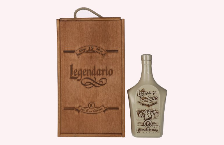 Legendario Ron Gran Reserva Añejo 15 Años 40% Vol. 0,7l in Holzkiste