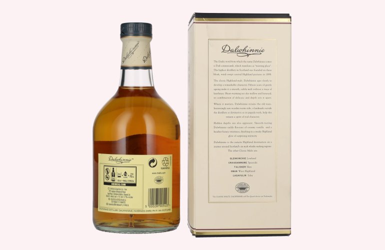 Dalwhinnie 15 Years Old Highland Single Malt Scotch Whisky 43% Vol. 0,7l en boîte cadeau