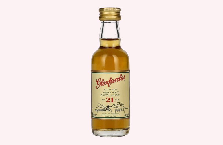 Glenfarclas 21 Years Old Highland Single Malt Scotch Whisky 43% Vol. 0,05l