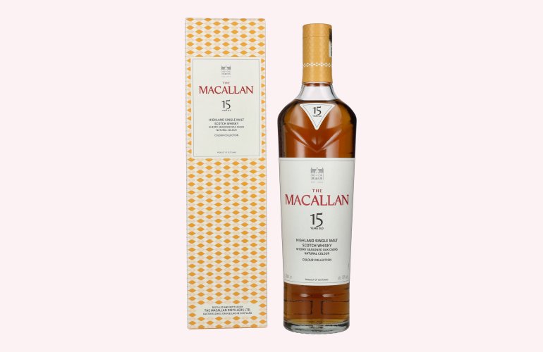 The Macallan 15 Years Old Colour Collection Highland Single Malt Scotch Whisky 43% Vol. 0,7l in Geschenkbox