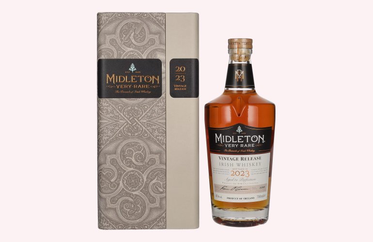 Midleton VERY RARE Irish Whiskey Vintage Release 2023 40% Vol. 0,7l in Holzkiste