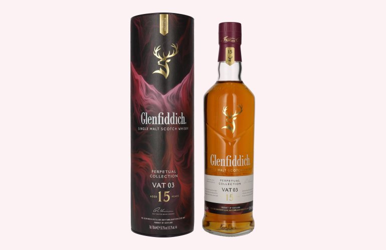 Glenfiddich 15 Years Old Perpetual Collection VAT 03 50,2% Vol. 0,7l in Geschenkbox