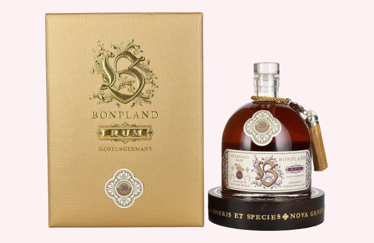 Bonpland Rum GUADELOUPE 20 Years Old Extremely Rare 1998 45% Vol. 0,5l in Giftbox