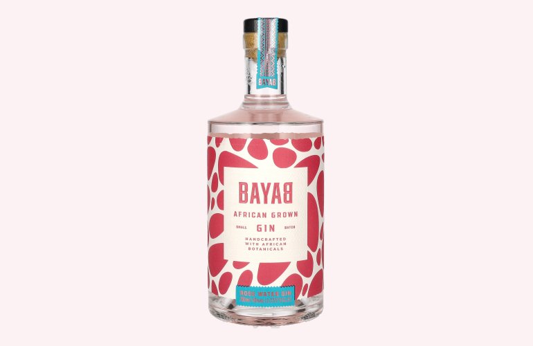 BAYAB African Grown Rose Water Small Batch Gin 43% Vol. 0,7l