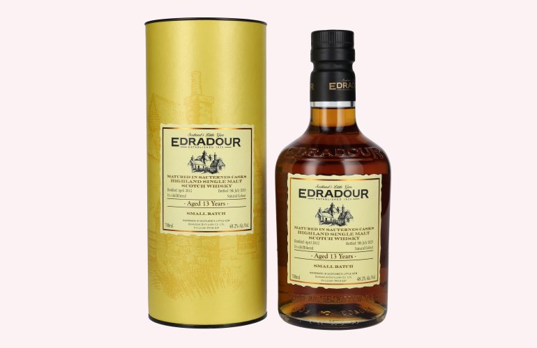 Edradour 13 Years Old First Fill Sauternes Hogsheads #168,169,171,172,173,174 Small Batch 2012 48,2% 0,7l in Geschenkbox