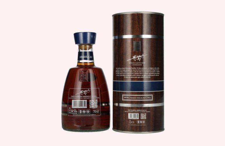 Ron Arehucas 18 Años Añejo Selección Familiar 40% Vol. 0,7l in Giftbox