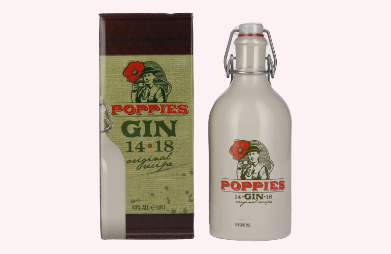 Poppies Gin 40% Vol. 0,5l in Giftbox