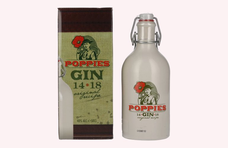 Poppies Gin 40% Vol. 0,5l in Geschenkbox