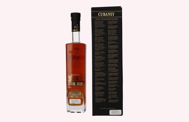 Ron Cubaney EXQUISITO 21 Sistema Solera 38% Vol. 0,7l en boîte cadeau