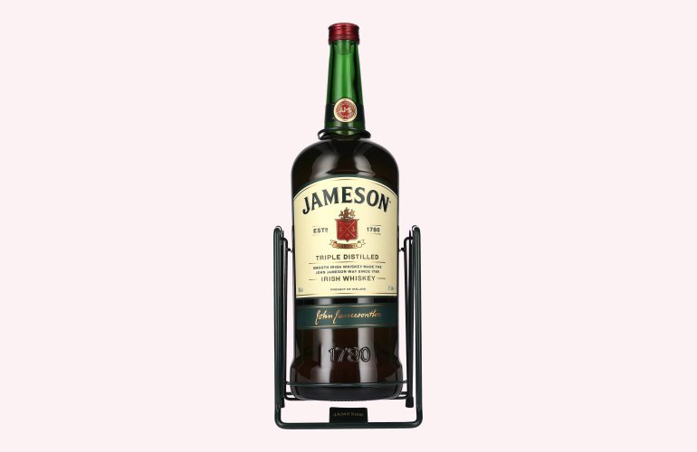 Jameson Triple Distilled Irish Whiskey 40% Vol. 4,5l mit Schwenkständer