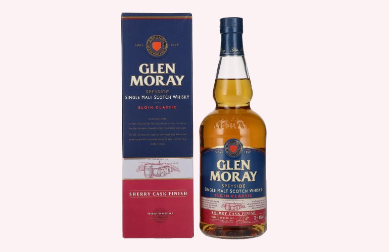Glen Moray Elgin Classic Sherry Cask Finish 40% Vol. 0,7l in Giftbox