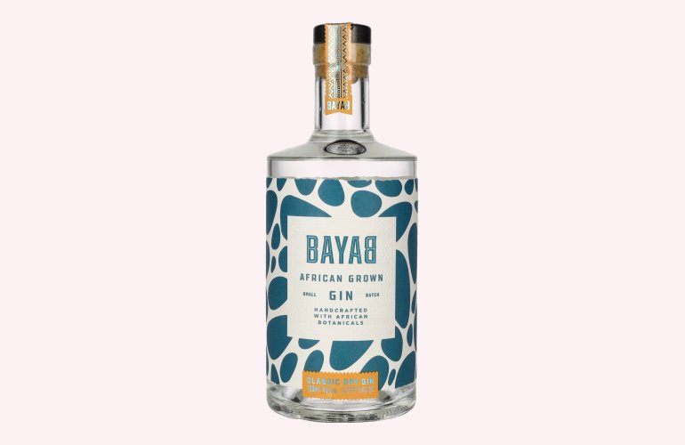 BAYAB African Grown Classic Small Batch Dry Gin 43% Vol. 0,7l