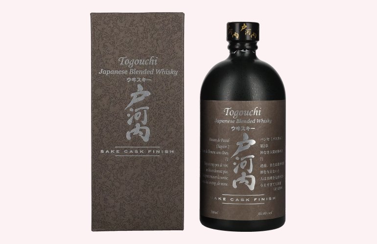 Togouchi Sake Cask Finish Japanese Blended Whisky 40% Vol. 0,7l in Geschenkbox