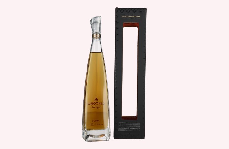 Cincoro Tequila Añejo 40% Vol. 0,7l in Giftbox