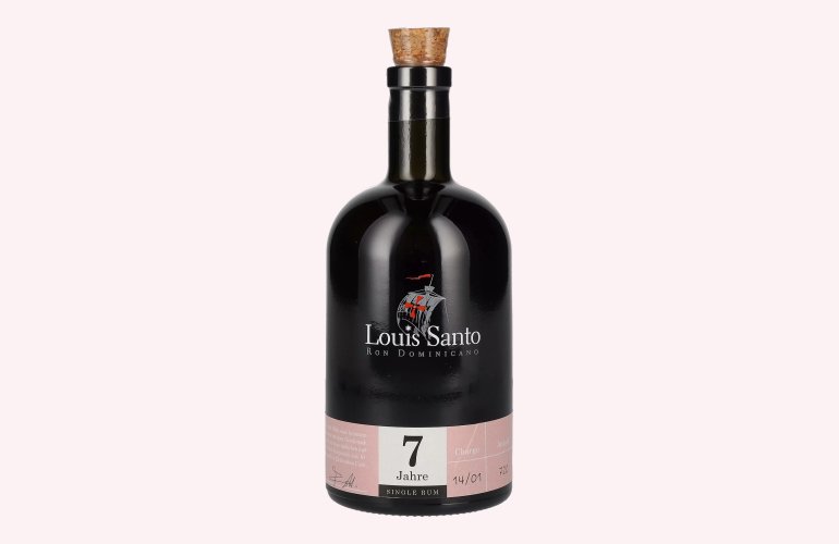 Louis Santo 7 Years Old Single Rum Ron Dominicano 40% Vol. 0,5l