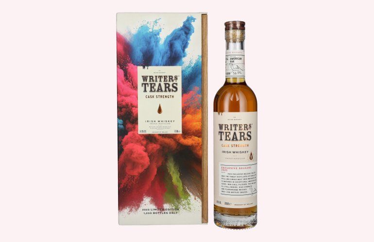 Writer's Tears CASK STRENGTH Irish Whiskey Exclusive Release 2025 54,9% Vol. 0,7l in Giftbox