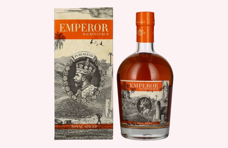 Emperor Mauritian Rum ROYAL SPICED 40% Vol. 0,7l in Giftbox