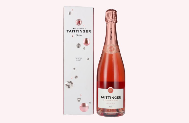 Taittinger Champagne Prestige Rosé Brut 12,5% Vol. 0,75l in geschenkverpakking