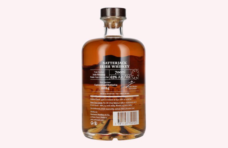 Natterjack Irish Whiskey Cask Strength 2024 63% Vol. 0,7l